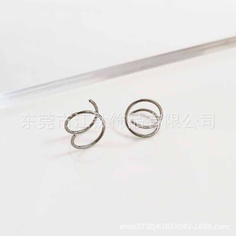 F136 Titanium Nose Ring Coil - G23 Titanium Alloy Body Piercing Jewelry, 0.8x12mm - Image 3