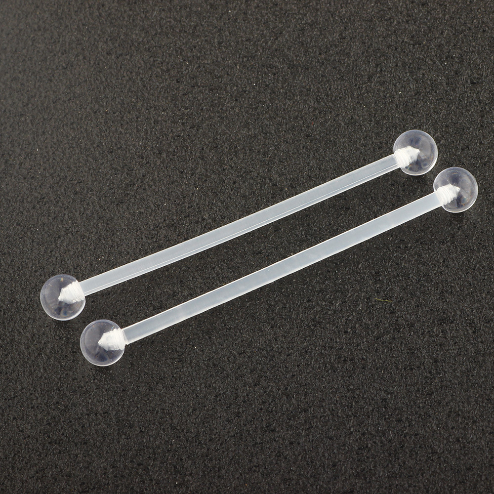 10Pcs Industrial Barbell Cross Bar Ear Piercing Set - Stainless Steel Geometric Studs for Double Ear Piercing - Image 4