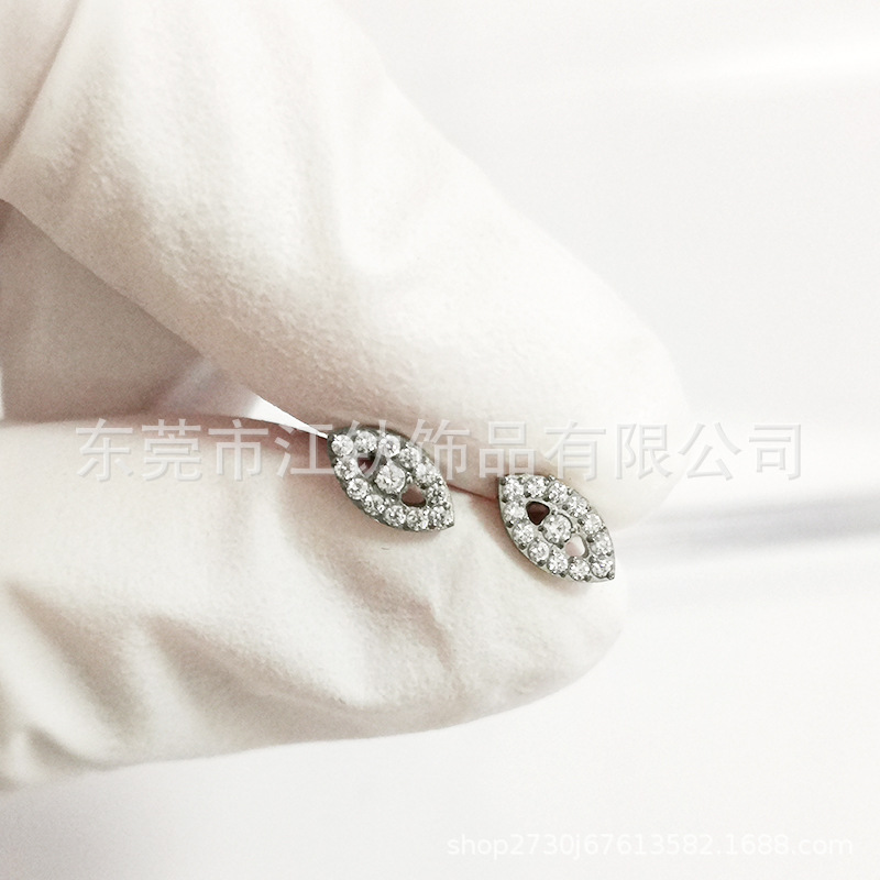 F136 Titanium Earring with 5A Zircon Lip Nail Labret Stud Body Piercing Jewelry Geometric Style - Image 2
