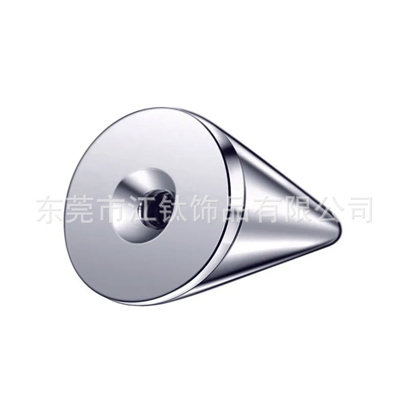 G23 Titanium Pointed Cone Internally Threaded Devil Nail Body Piercing Jewelry for Cartilage - Image 5
