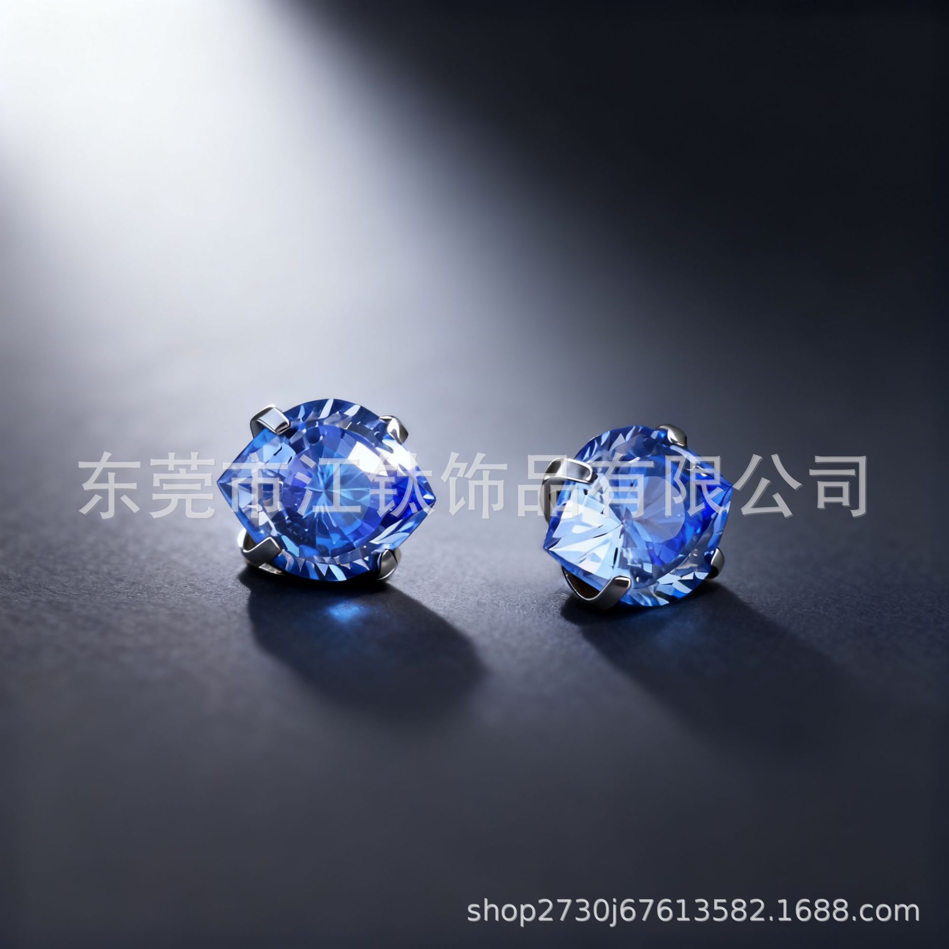 Jiangtai F136 Titanium Alloy Claw-Set Angel Eye G23 Body Piercing Jewelry Ear Stud Internal Thread Ear Bone Stud - Image 3