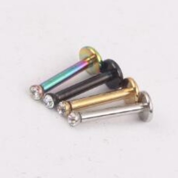 Geometric Gold Lip Nose Earring Stud Nickel Free Piercing Jewelry Wholesale - Image 3