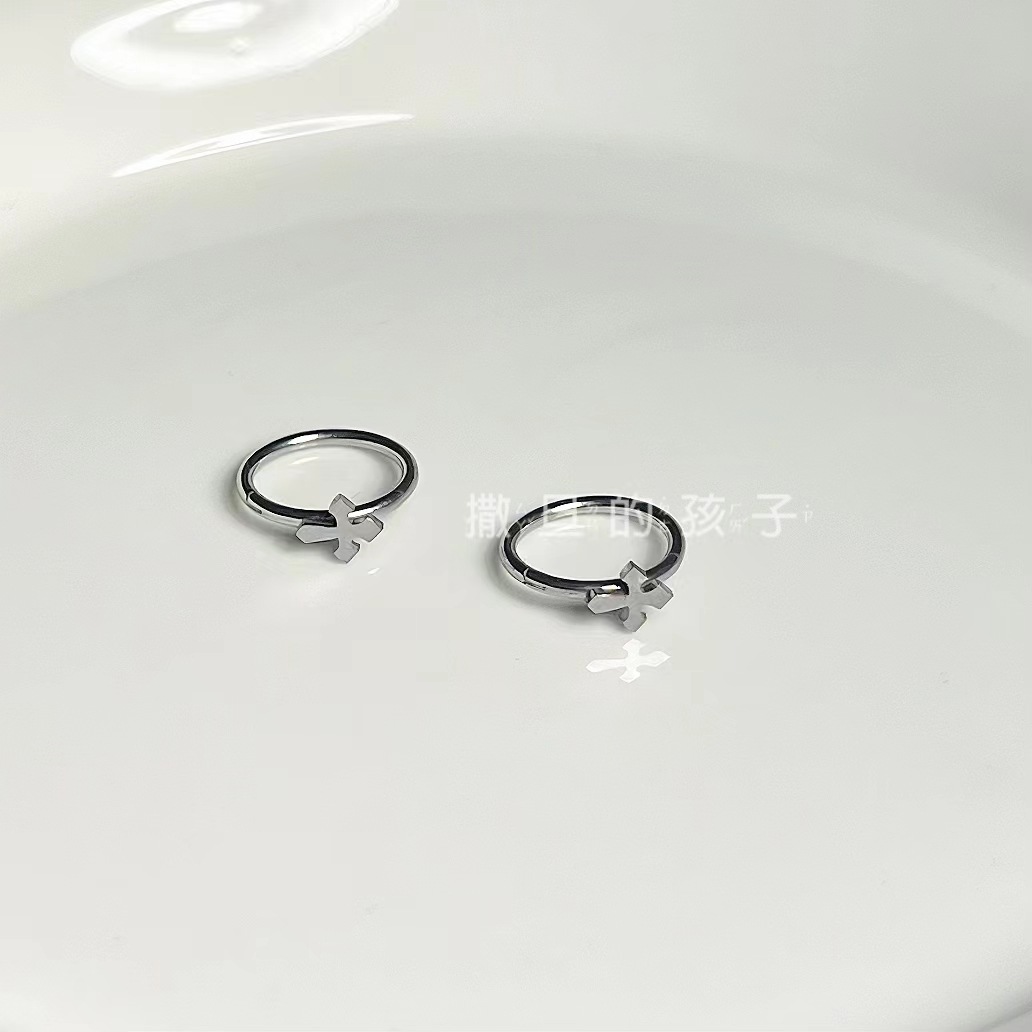 Lip Ring Seamless Ring Closed Loop Horseshoe Lip Nail Titanium Steel Piercing Jewelry - Image 4