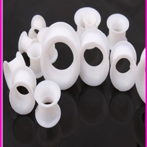 Non-Toxic Silicone Earring Studs Ear Expander Jewelry 4~25mm Geometric Silicone Ear Plugs