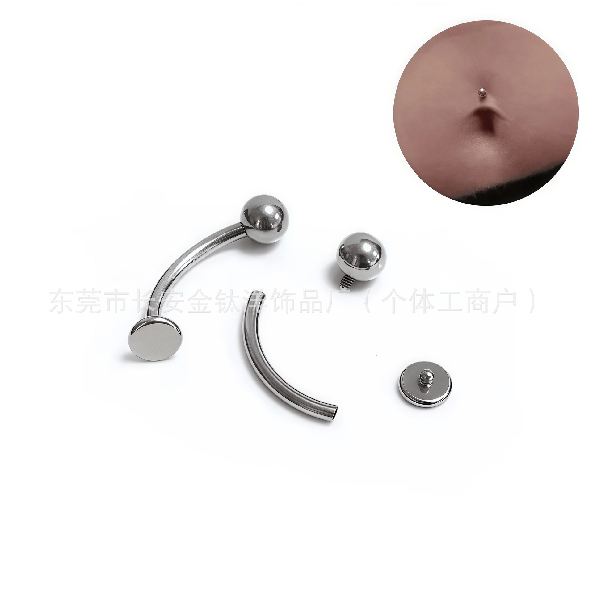 F136 Titanium Internal Thread Eyebrow Lip Tongue Ear Nose Nail Piercing Jewelry G23 Titanium Alloy - Image 3