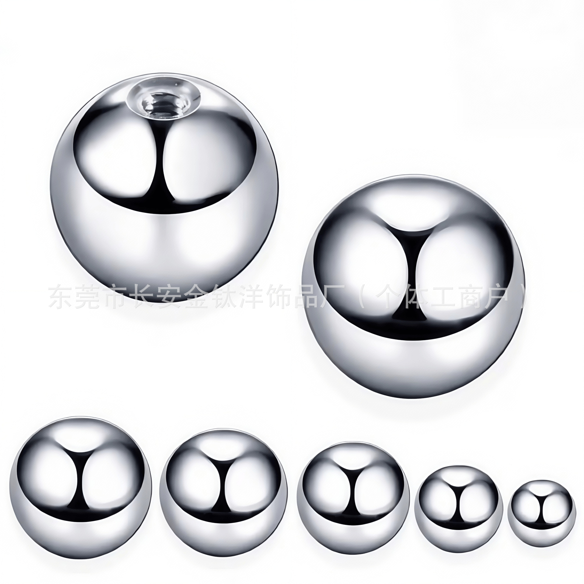 F136 Titanium Externally Threaded Tongue Nail Lip Labret Barbell with Ball - G23 Titanium Piercing Jewelry 1.6mm - Image 3