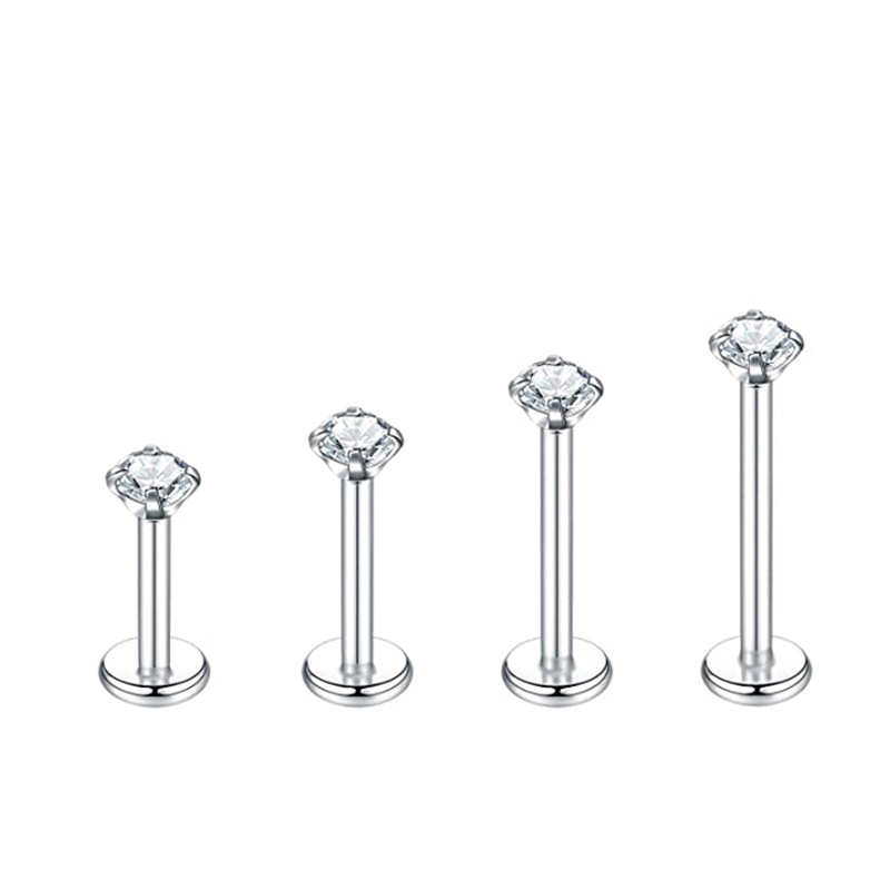 F136 Titanium Lip Nail Rod 1.0mm Wire Diameter Flat Bottom Labret Stud Body Piercing Jewelry - Image 4