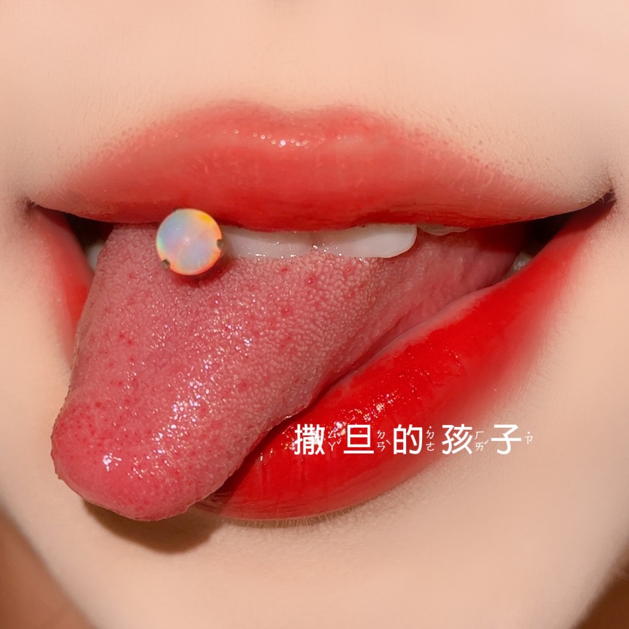F136 Titanium Alloy Tongue Nail Nebula Opal Tongue Barbell Tongue Ring Piercing Jewelry Wholesale - Image 2