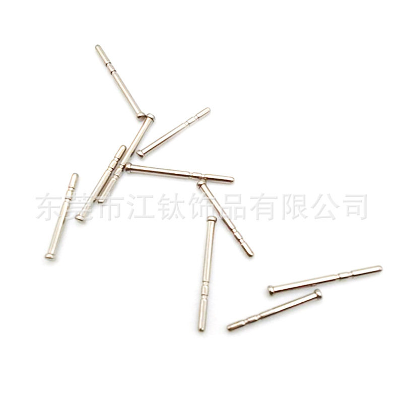 G23 Titanium Ear Studs for Cartilage Piercing, Straight Needle Body Jewelry for Ear Care and Healing - Image 3