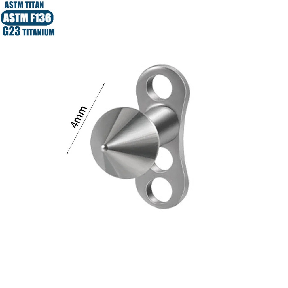 F136 Titanium Alloy Pointed Buried Bone Nail with Internal Thread - Clavicle Skin Grafting Skin Nail - Image 2