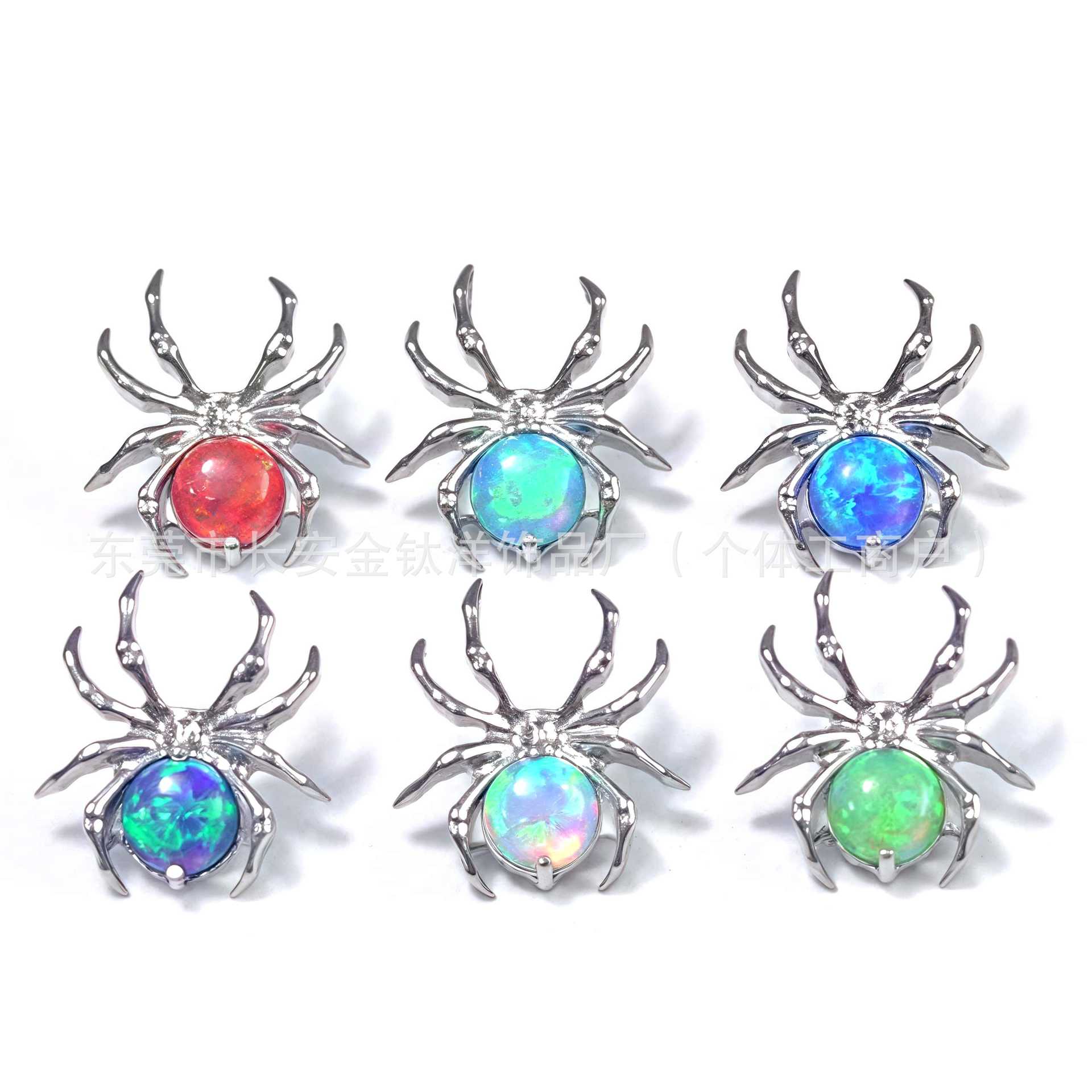 F136 Titanium Spider Labret Stud Lip Piercing Jewelry G23 Titanium Alloy 14G 12mm - Image 5