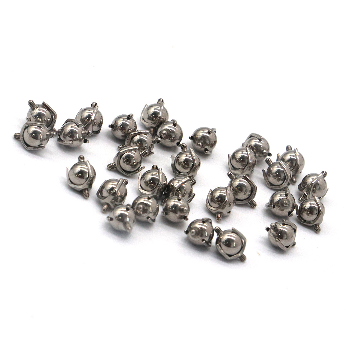 G23 Titanium Bidirectional Movable Adapter Ball Ear Bone Nail Deconstruction Ear Bridge Titanium Alloy Connector Piercing Jewelry - Image 3