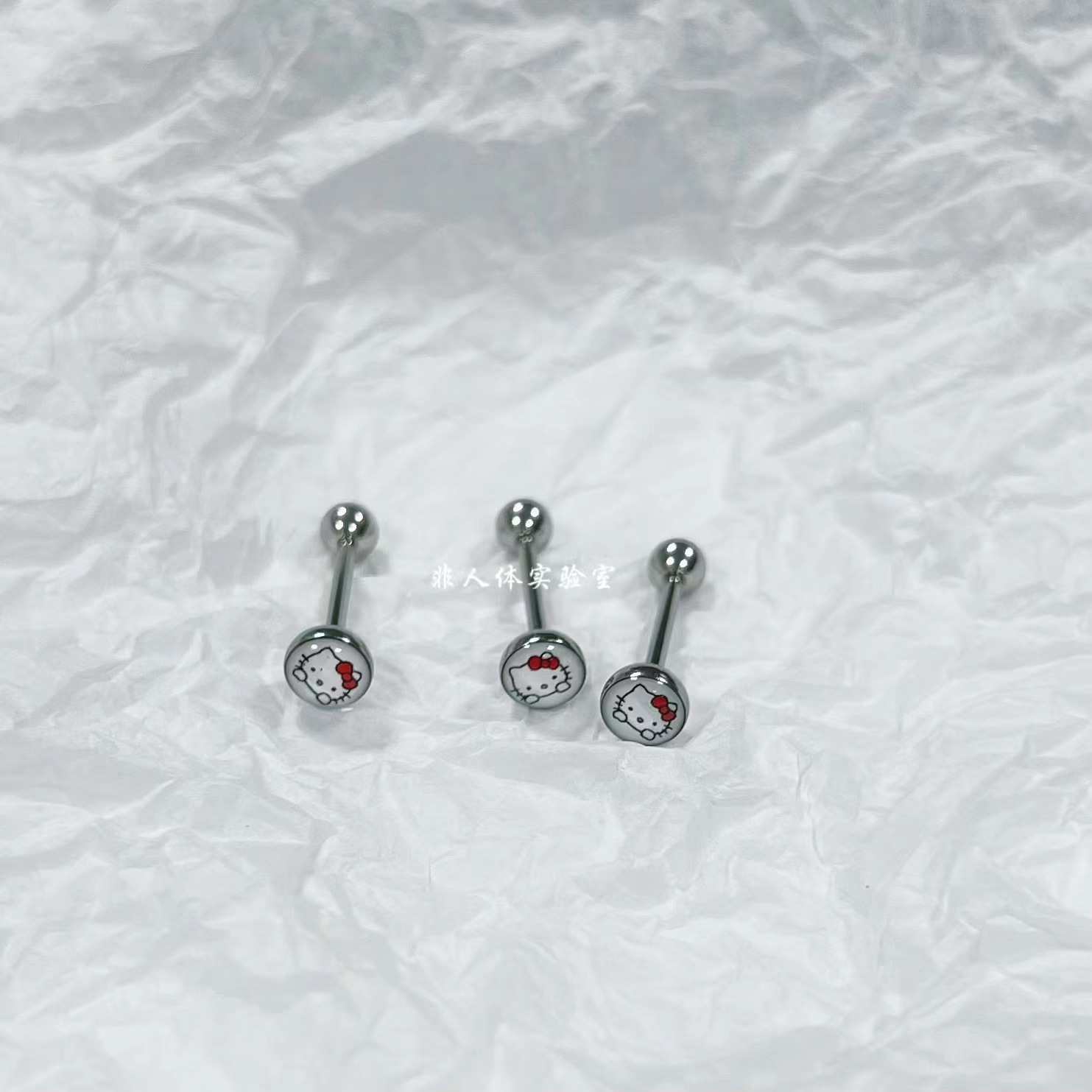 14G Externally Threaded Tongue Barbell Stainless Steel Tongue Ring Piercing Jewelry - Image 4