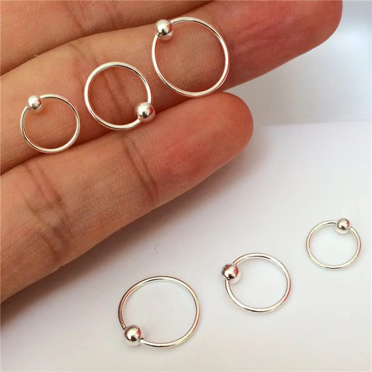 G23 Titanium Clip Ball Ring F136BCR Multi-Purpose Nose Ring Earrings Universal Ring Titanium Piercing Jewelry - Image 4