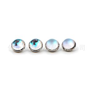 F136 Titanium Alloy Glossy Moonstone Frosted Opal Lip Nail Earrings Tongue Nail Navel Nail Body Piercing