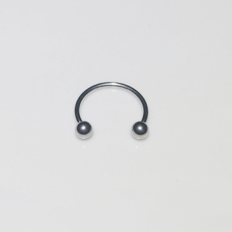 G23 Titanium Nose Ring 18G Internal Thread Ball Nose Stud Body Piercing Jewelry - Image 3