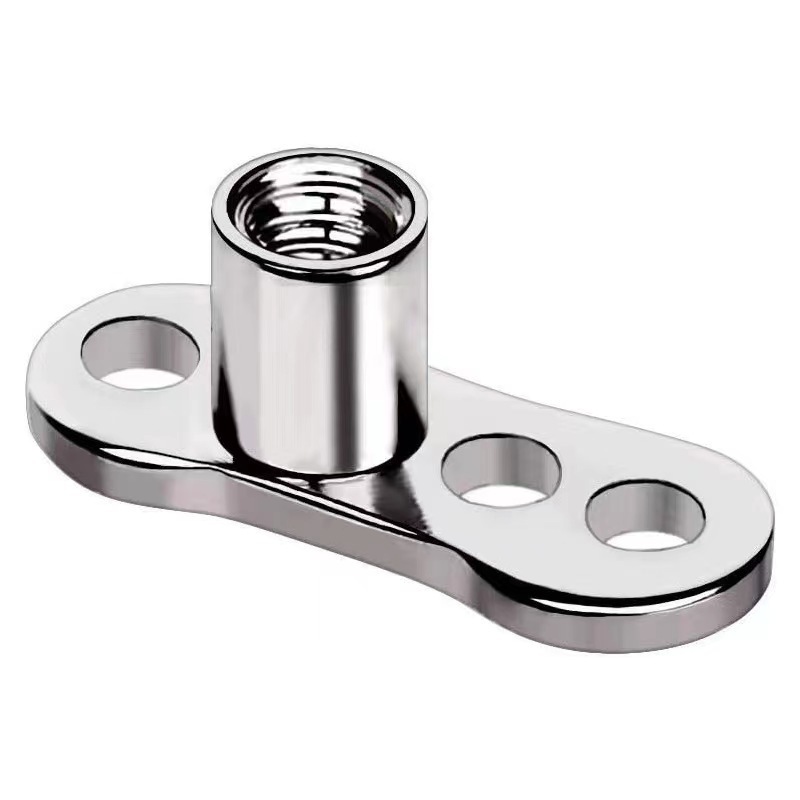 G23 Titanium Alloy Skin Implant Embedded Nail Base Piercing Jewelry Wholesale - Image 4
