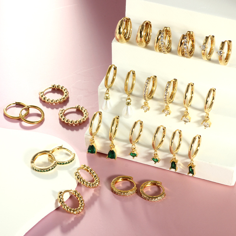 Stainless Steel Star and Moon Ear Cuffs High-End Earrings Ins Style Light Luxury Versatile Ear Clasps Wholesale - Image 3