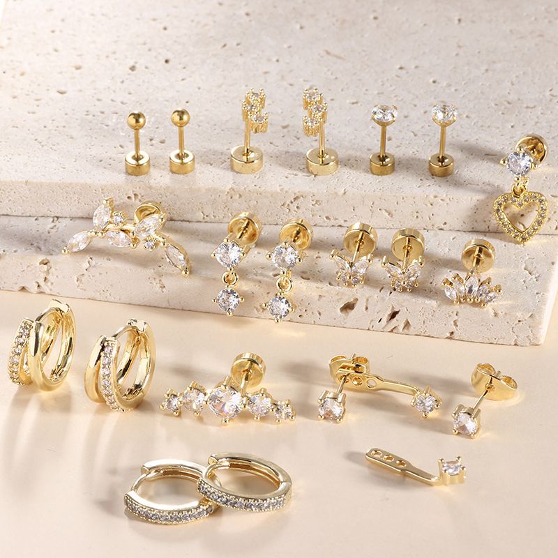Amazon's Best-Selling 20-Piece Stainless Steel Earring Set, Butterfly Style Ear Studs, In-Stock Direct Sales - Image 4