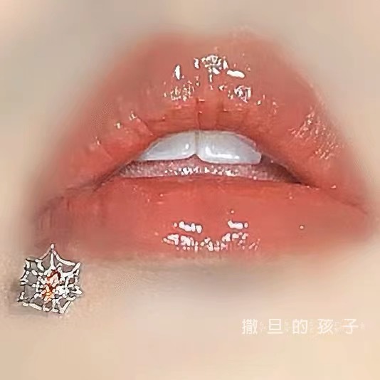 1.2mm Thick Lip Nail Hot Girl Titanium Steel Punk Spider Web Zircon Ear Bone Nail Amazon Wholesale Jewelry - Image 2