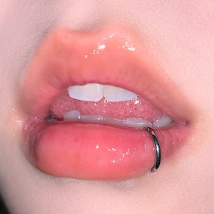 D-Ring Lip Ring Stainless Steel Titanium Snap-In Seamless Ring Lip Nail Ear Bone Nail Hot Girl Piercing Jewelry Wholesale