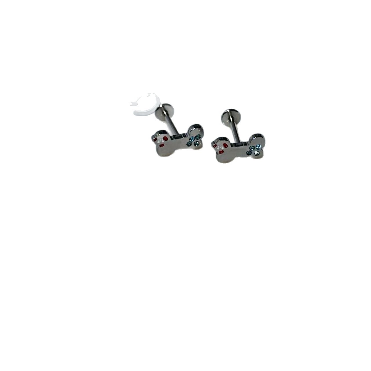Satan's Child Puppy Lip Nail Titanium Steel Internally Threaded Sweet Cool Sexy Lip Ring Piercing Jewelry - Image 5