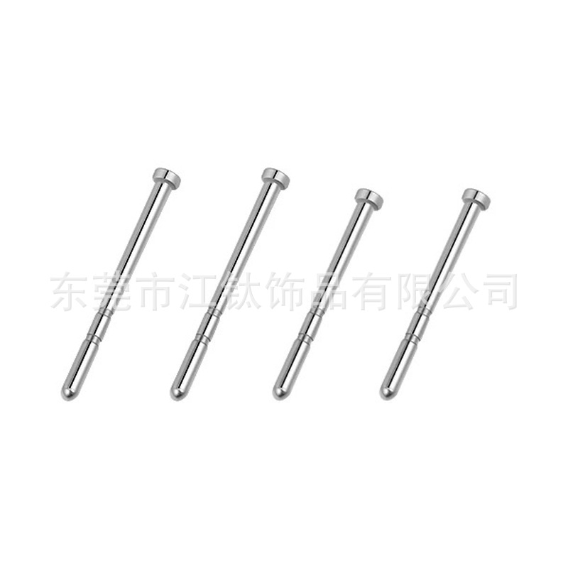 G23 Titanium Ear Studs for Cartilage Piercing, Straight Needle Body Jewelry for Ear Care and Healing - Image 5
