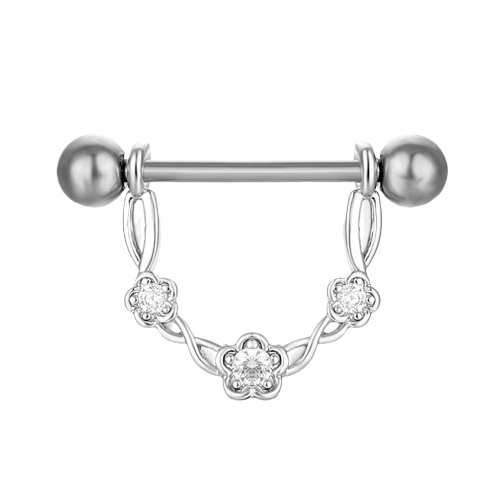 Gold Wing Micro-Inlay CZ Stainless Steel Belly Button Ring Geometric Navel Piercing Jewelry Wholesale - Image 5