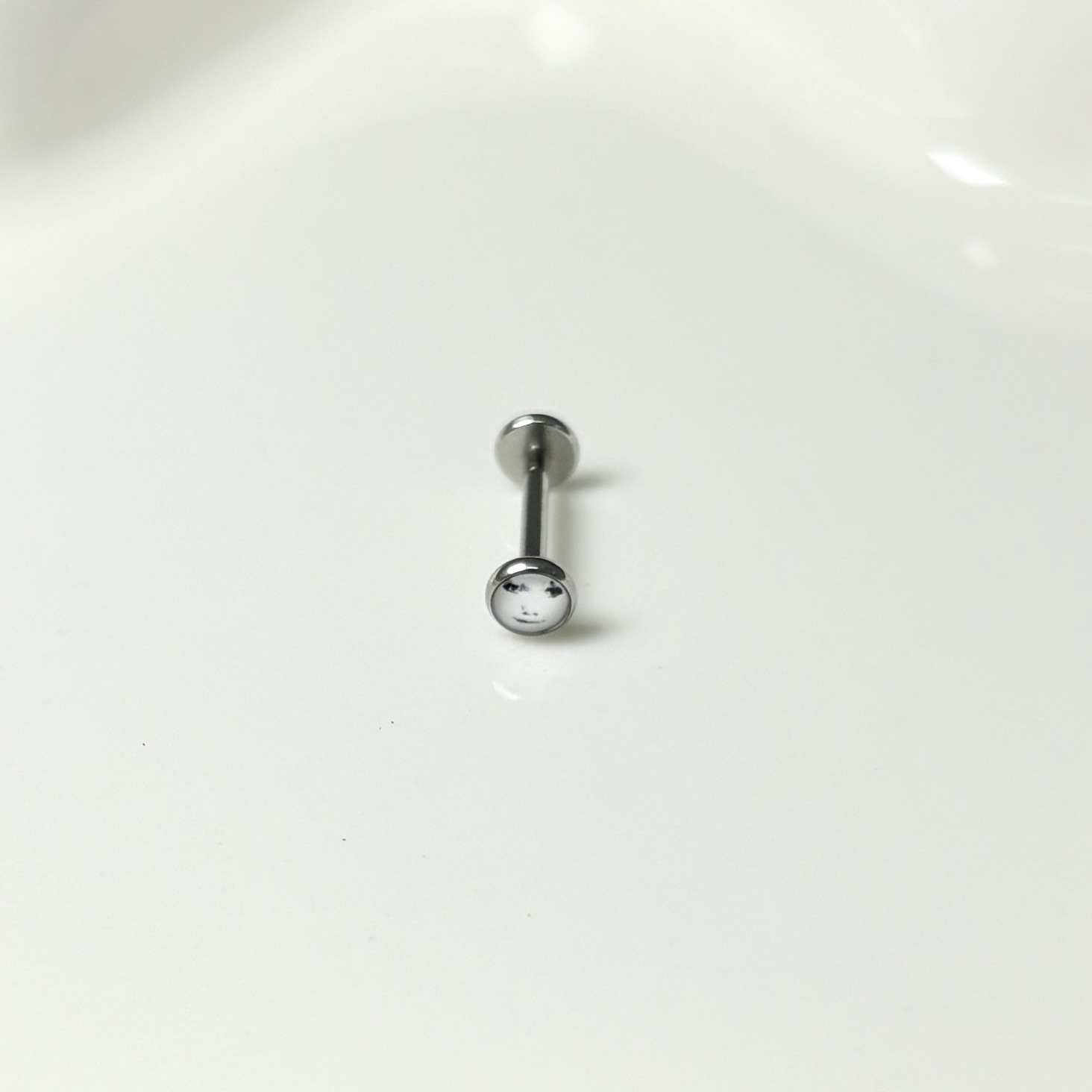 Funny Dragon Figure Lip Labret Stud 16G 10mm Steel Titanium Internally Threaded Cartilage Ear Bone Nail Straight Bar Cute Hot Girl Style Piercing Jewelry Wholesale - Image 3