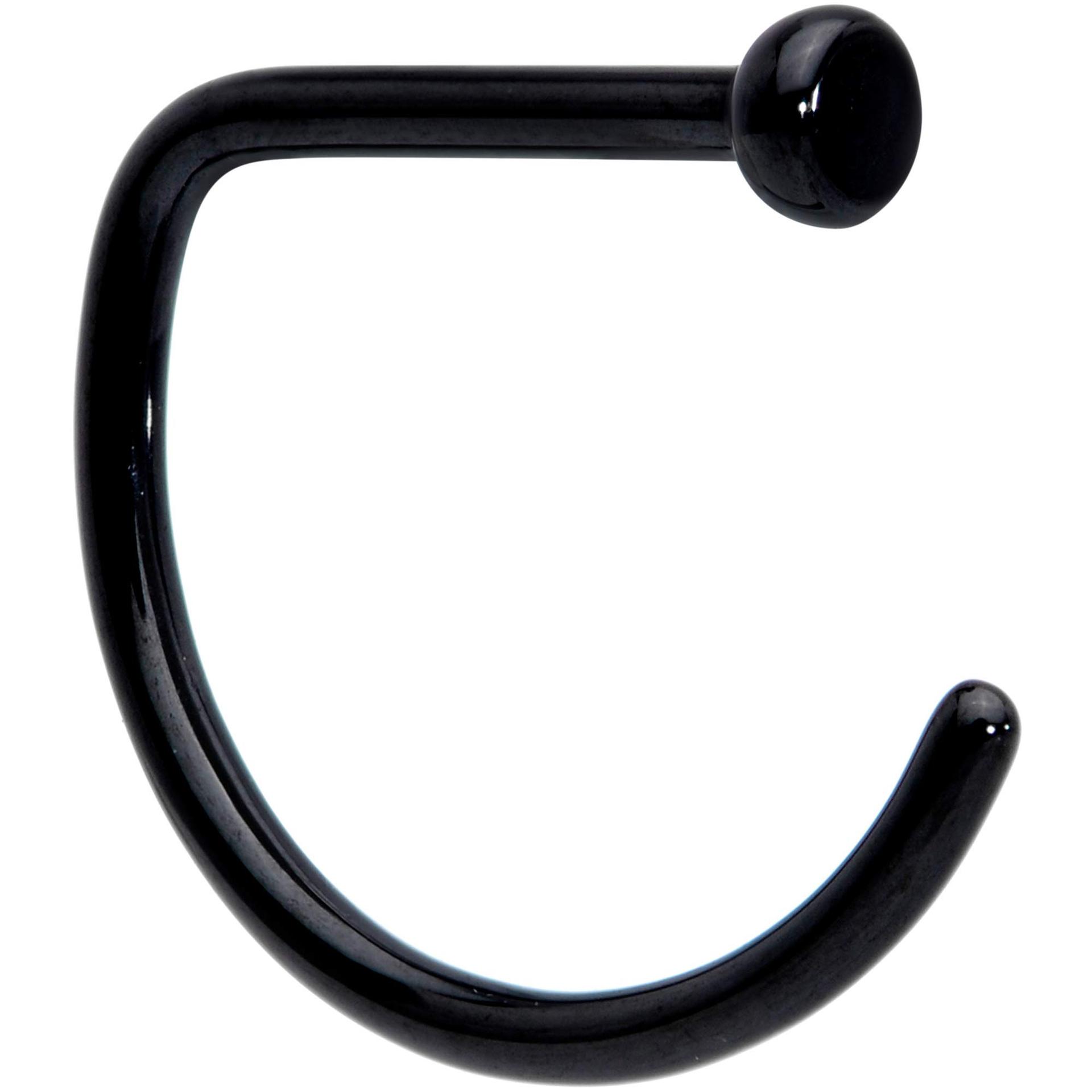 G23 Titanium D-Shaped Nose Clip - No Piercing Required, Nose Ring Clip for Non-Pierced Look - Image 3