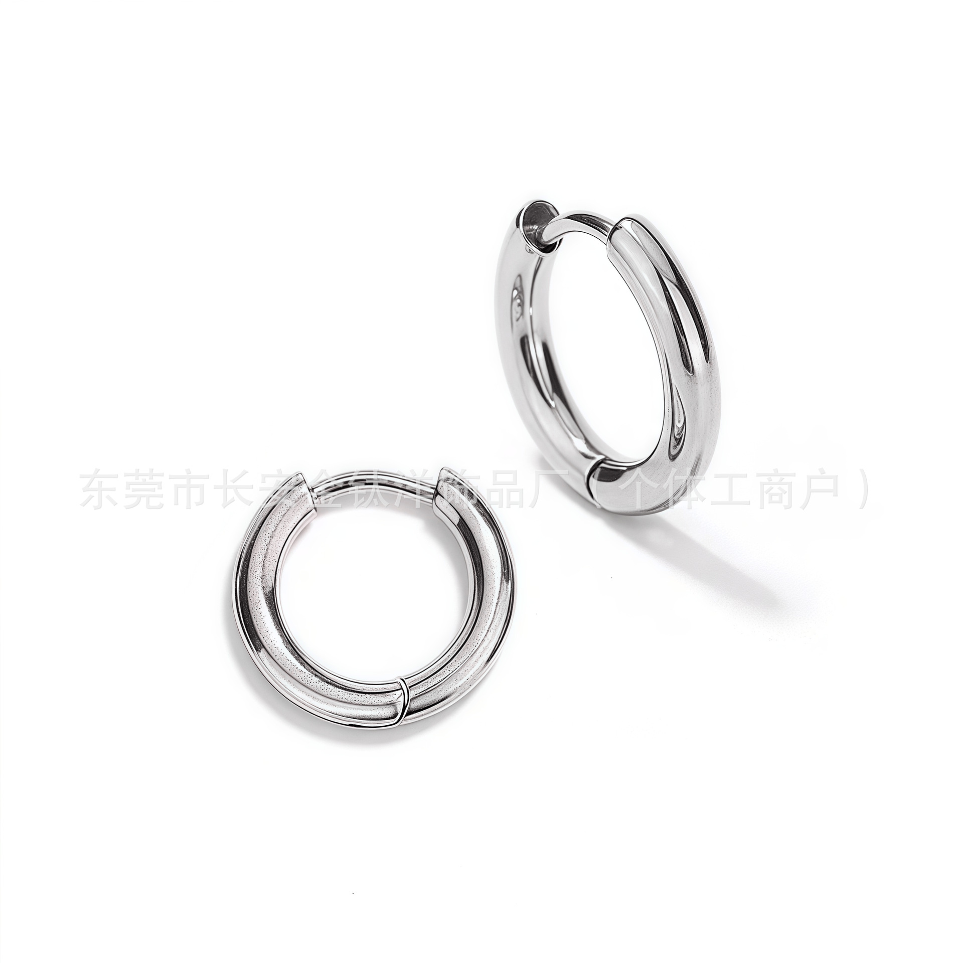 F136 Titanium Round Wire Closed Ring Earrings Ear Bone Nail Earrings G23 Titanium Alloy Body Piercing Jewelry - Image 2