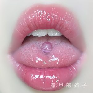 Cat's Eye Transparent Titanium Steel Tongue Barbell 12mm Bar Length 1.6mm Thick Drinkable Tongue Ring Piercing Jewelry New 2023 Summer
