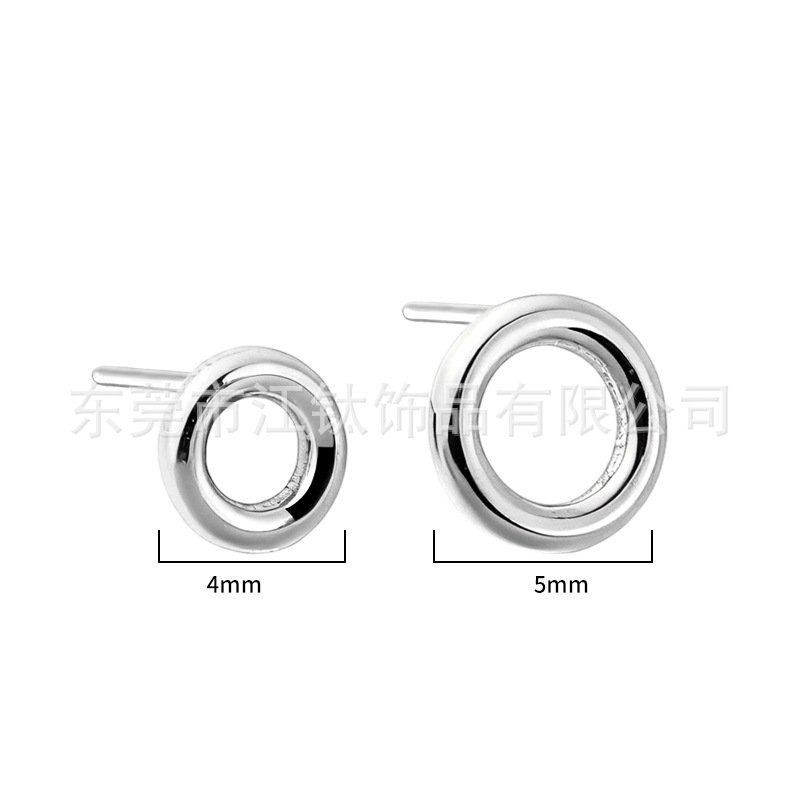 Rose Gold G23 Titanium Alloy Cartilage Hoop Earring 16G Geometric Round Simple Body Piercing Jewelry - Image 2