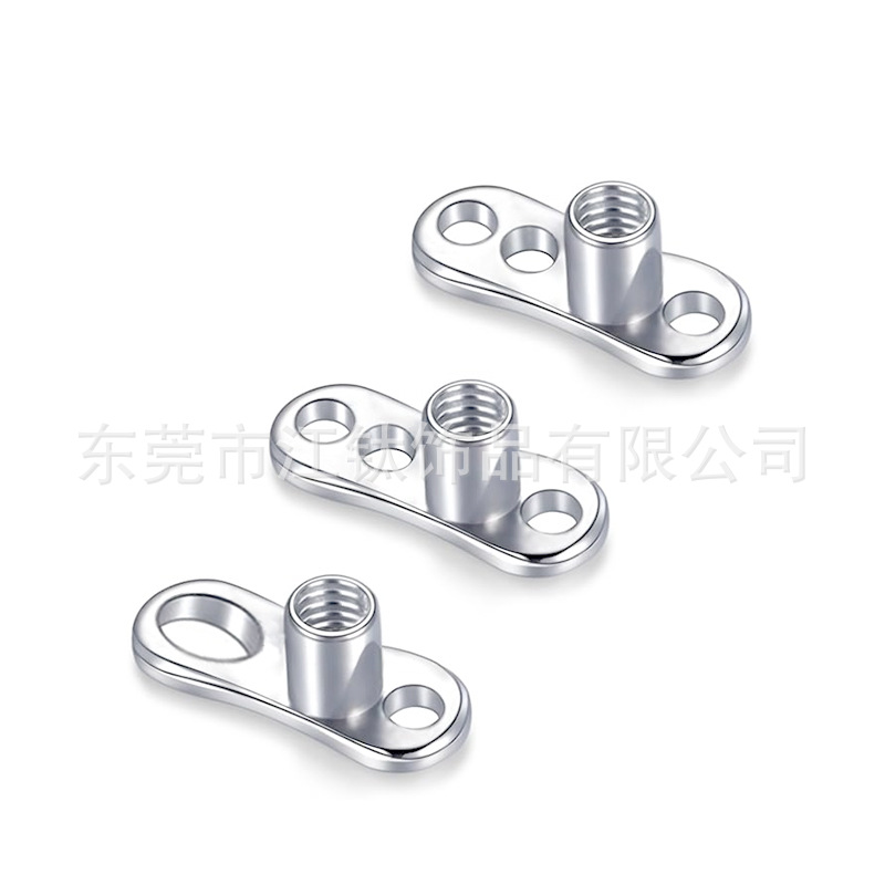 F136 Titanium Buried Bone Nail Subcutaneous Implant Clover Nail G23 Titanium Alloy Ear Cartilage Stud - Image 5