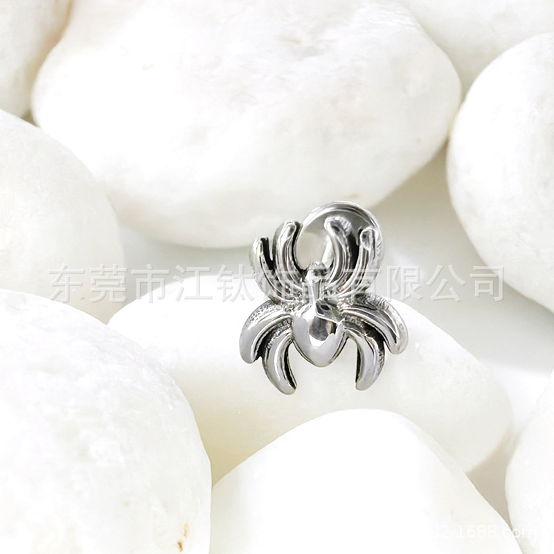 G23 Titanium Spider Ear Stud 1.2mm x 10mm Cartilage Piercing Jewelry Polished Unisex - Image 2