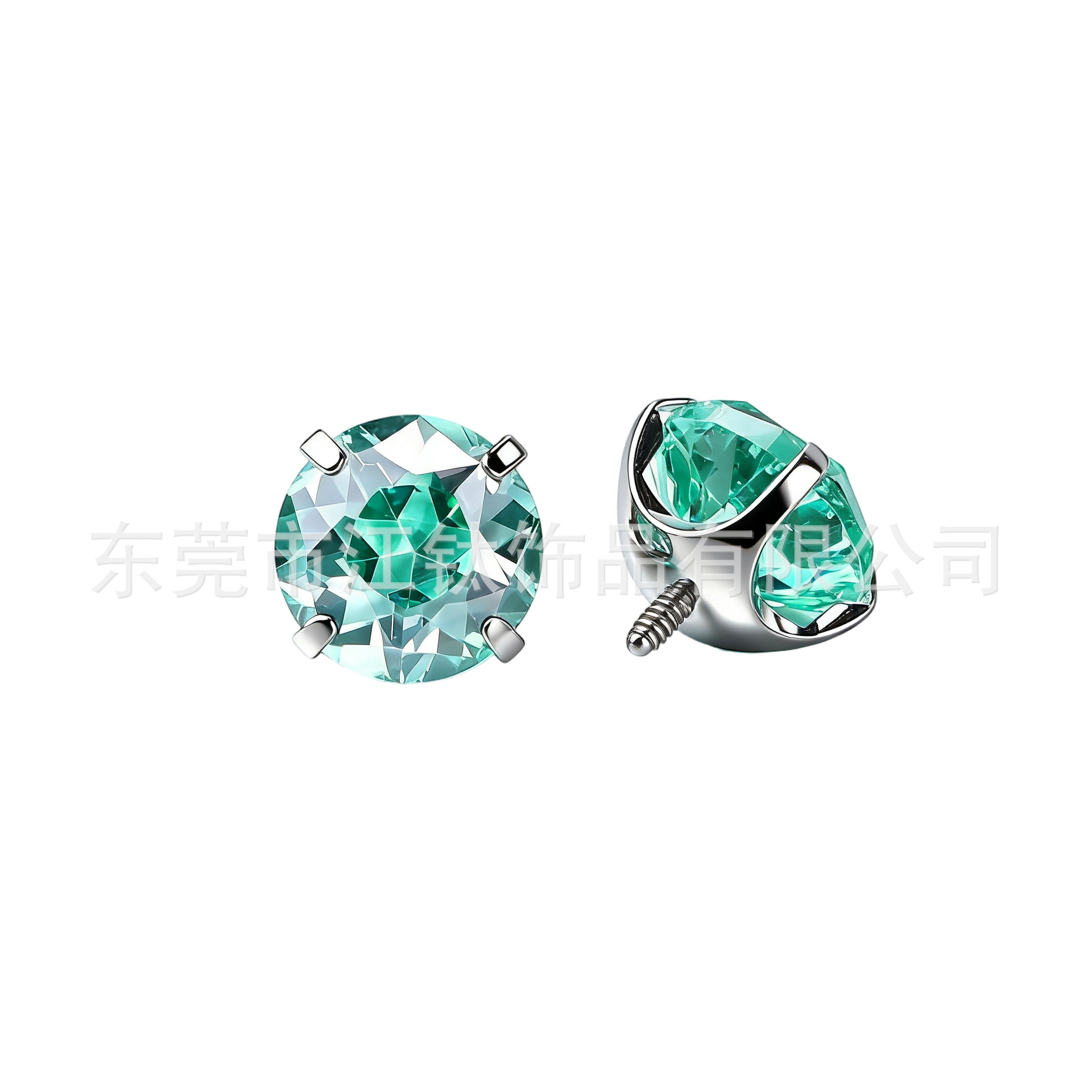 G23 Titanium Alloy Ear Bone Stud Five-Pointed Star Zircon Ear Piercing Jewelry Ear Stud Lip Stud - Image 5