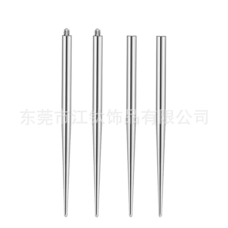 F136 Titanium Piercing Guide Needle 50mm Pin Threaded Puncture Tool Surgical Steel Alternative - Image 5