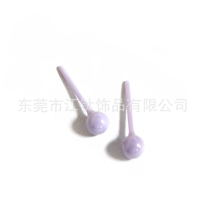 Biological Pure Ceramic Candy Color Ear Bone Stud 4mm Cartilage Piercing Jewelry - Image 5