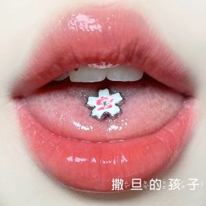 Satan's Child Tongue Ring - 12mm Bar Length, 1.6mm Gauge, Externally Threaded, Stainless Steel, Autumn 2024 Collection