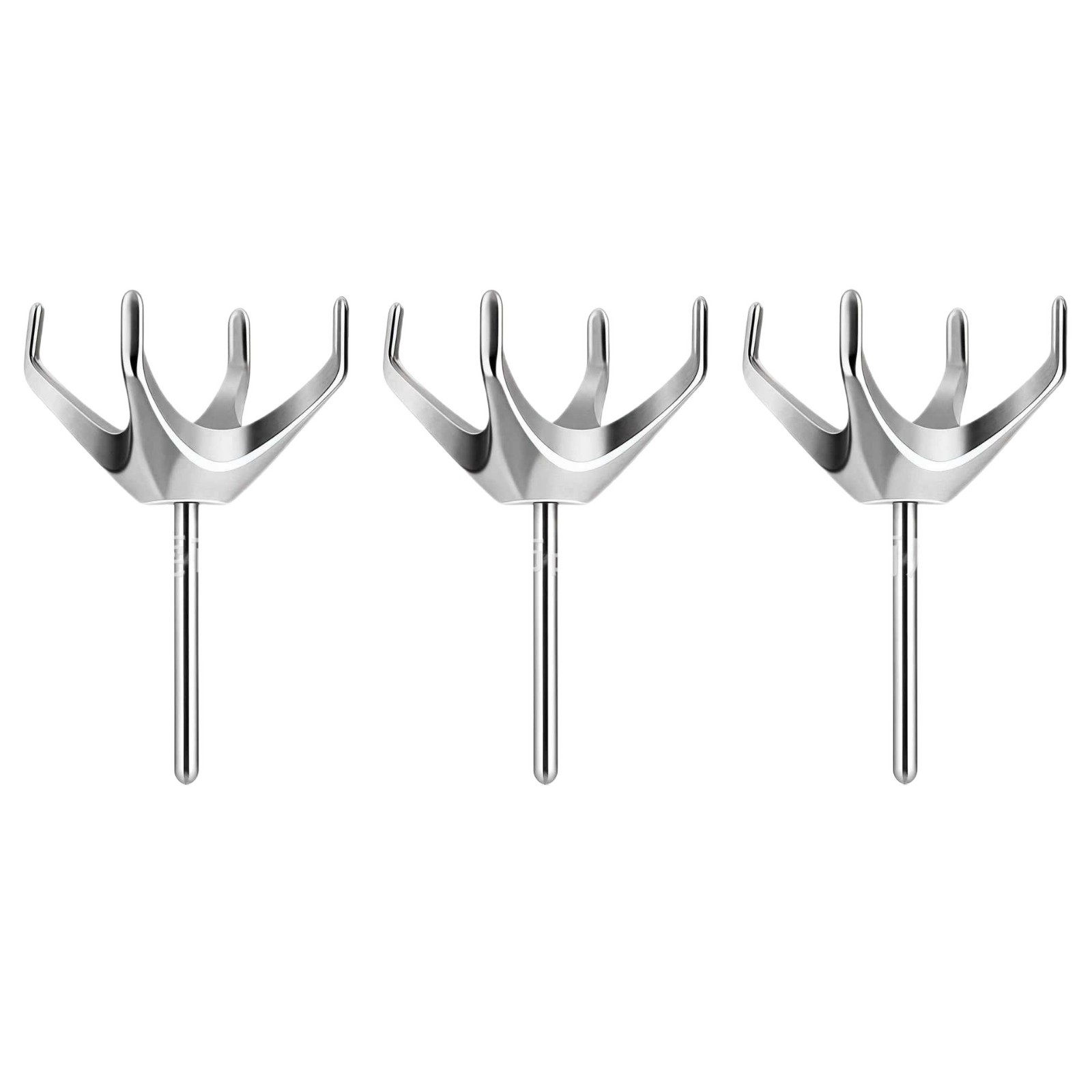 F136 Titanium Four-Prong CZ Stud Earrings Nose Stud Piercing Jewelry DIY Replacement - Image 5
