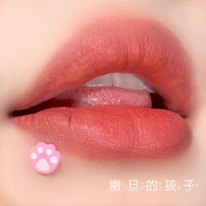 Pink Cat Claw 16G Internally Threaded Lip Labret Stud 316L Surgical Steel Body Piercing Jewelry