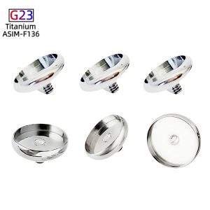 G23 Titanium Opal Flat Back Disc Labret Stud External Thread Tongue Lip Piercing Jewelry Wholesale