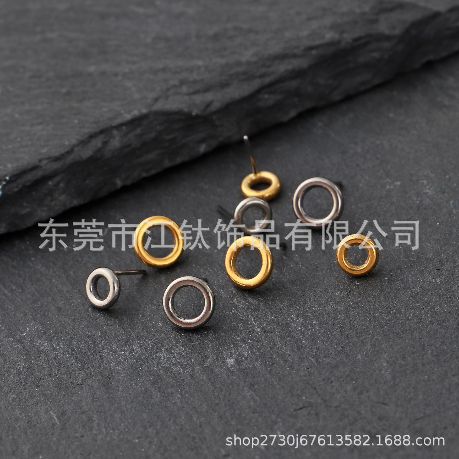 Rose Gold G23 Titanium Alloy Cartilage Hoop Earring 16G Geometric Round Simple Body Piercing Jewelry - Image 3