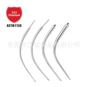 G23 Titanium Curved Guide Needle Body Piercing Pin Tool for Ear Cartilage