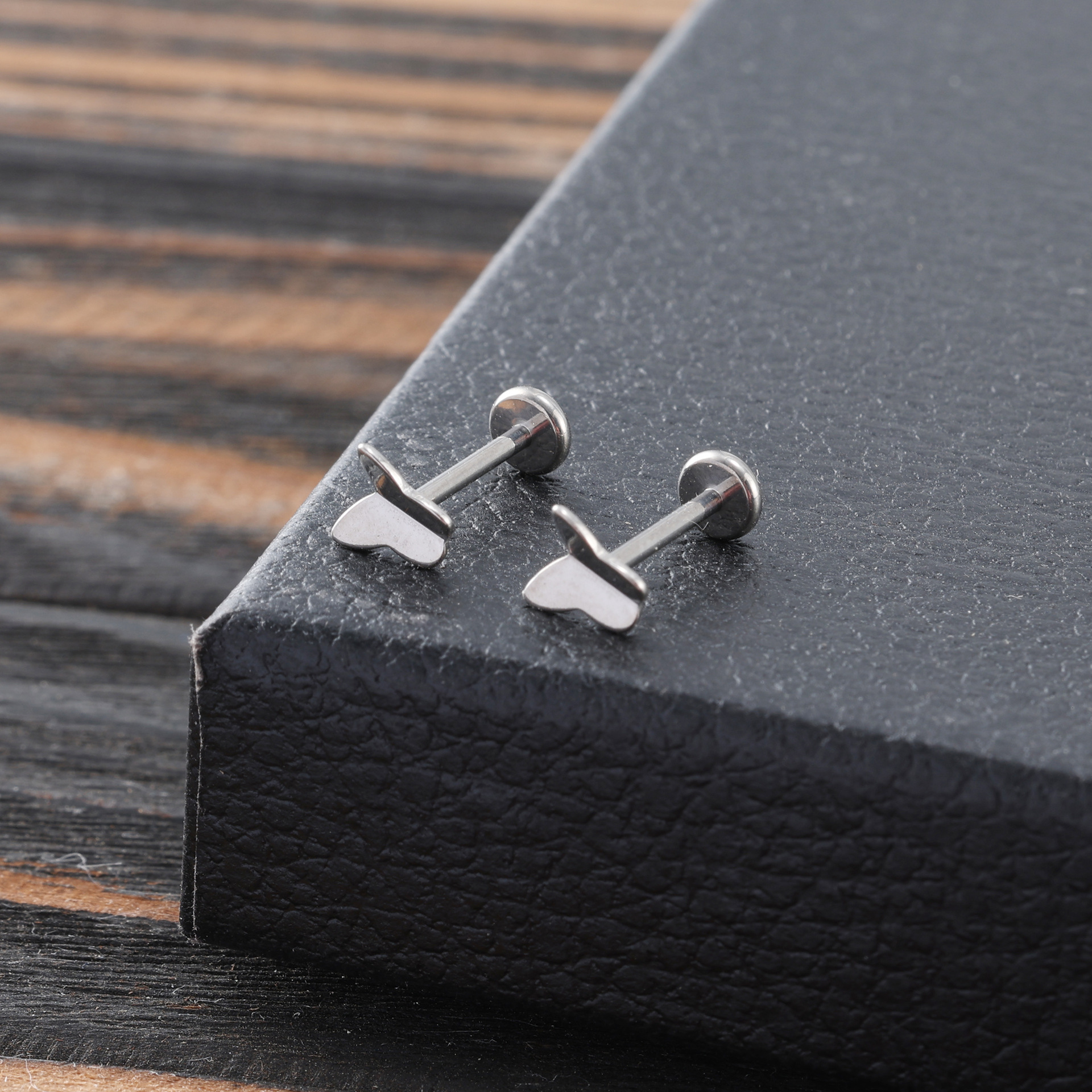 G23 Titanium Pin-Style Ear Bone Studs with Zircon - 1.0mm, Various Sizes, Ear Studs, Nose Studs, Lip Studs - Image 4