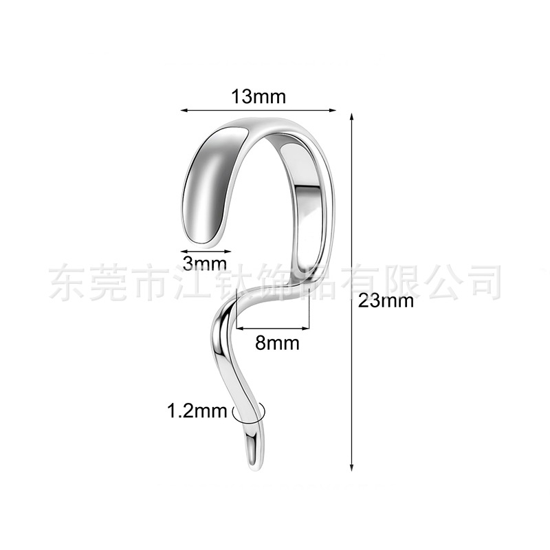 G23 Titanium Gold Lip Stud Labret Flat Back Lip Piercing Jewelry - Image 2