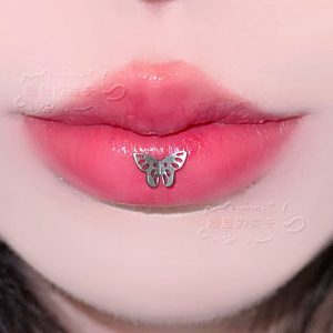 F136 Titanium Alloy Lip Stud Labret Lip Ring Straight Stud Ear Bone Stud