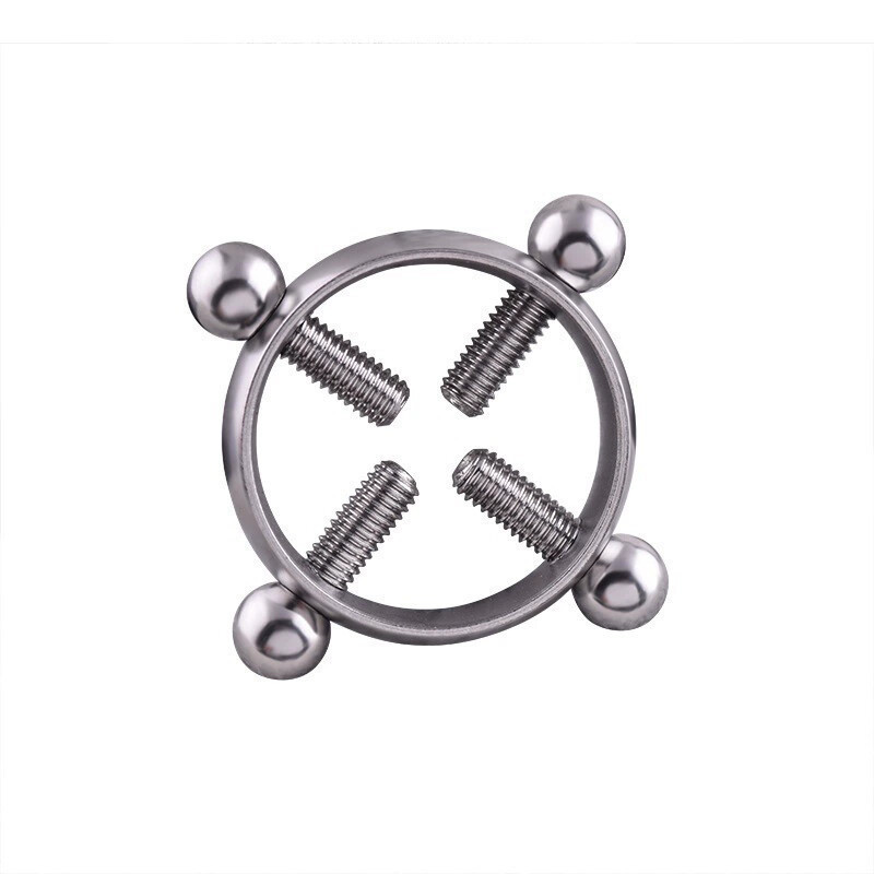Rose Gold Adjustable Non-Pierced Stainless Steel Body Jewelry Clamp Ring - Image 4