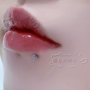 Satan's Child Mini Small 16mm 1.2mm Titanium Steel Internal Thread Lip Ring Stud Sweet Cool Sexy Labret Piercing Jewelry