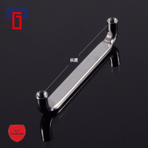 G23 Titanium Internally Threaded Arc Barbell Long Buried Nail Base Double-Ended Skin Nail Body Piercing Subcutaneous Implant Lock Bone Nail - 1.2x20mm Steel Color